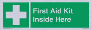 First Aid Kit Inside Here